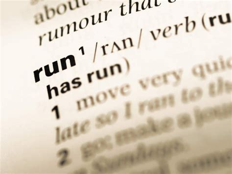 645 meanings of run|The Most Complicated Word in English .